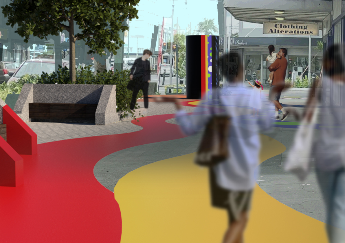 Footpath flow concept 1 Footpath flow concept