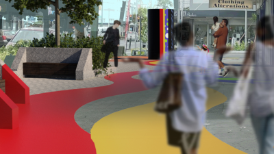 Footpath flow concept 1 Footpath flow concept