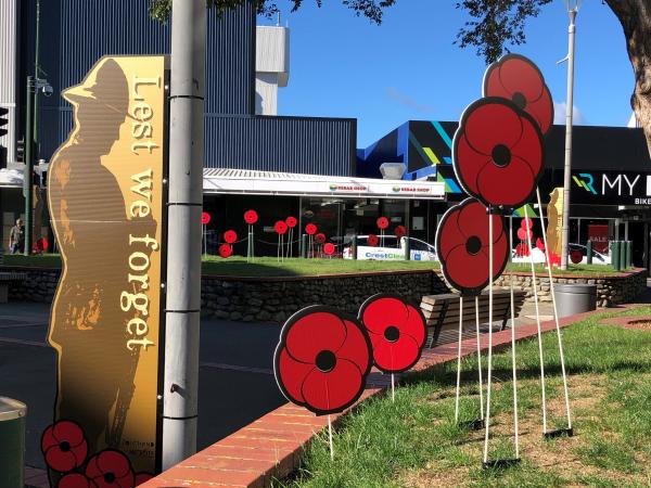 Anzac Day in Andrews Ave 2